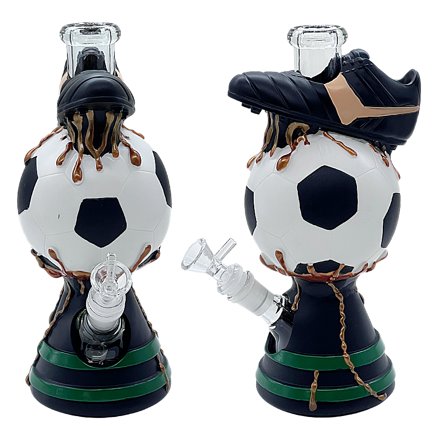 Soccer Shoes Silicone Waterpipe (H592) | 10.4 inches | Assorted Colors product image